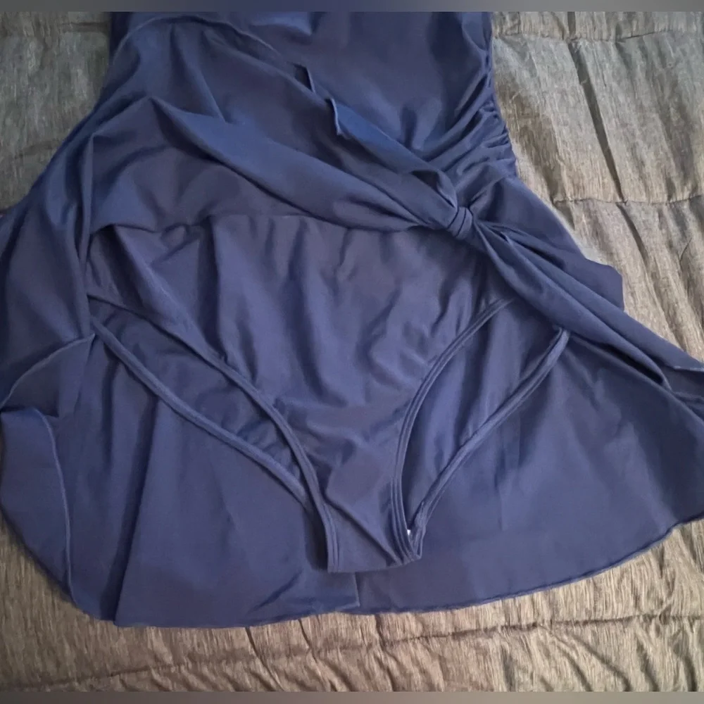 NEW Eomenie One Piece Swimdress Swimsuits Tummy Control Swim Dresses size XL - Picture 6 of 8